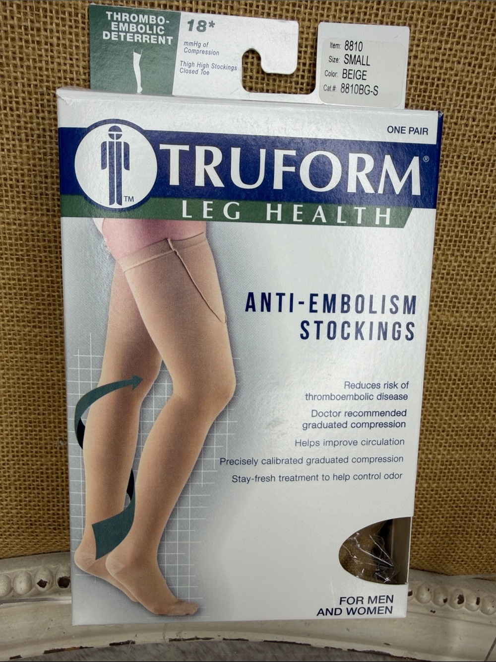 Truform Beige Anti-Embolism Stockings - Small